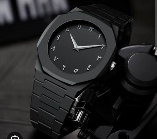 Full Black Aura Quartz Watch – Lightweight Design, , Premium Quality & Finish – Best Quality Analog Watch For Mens With (random Box)